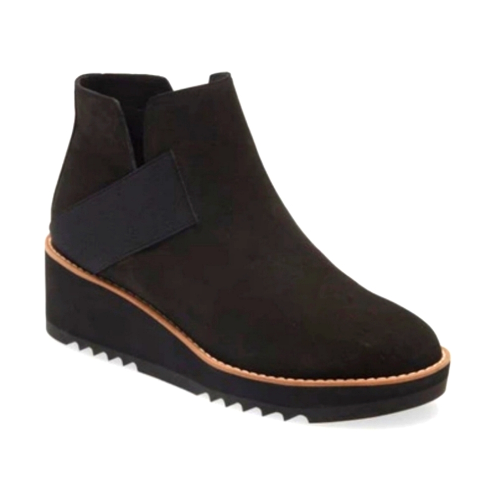 Eileen Fisher Lark Wedge Bootie in Black Womens Size 6.5